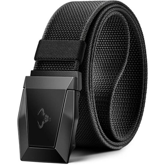 Men Tactical Belt Nylon Military Work Hiking Belt Quick Release Heavy Duty - Picture 1 of 7